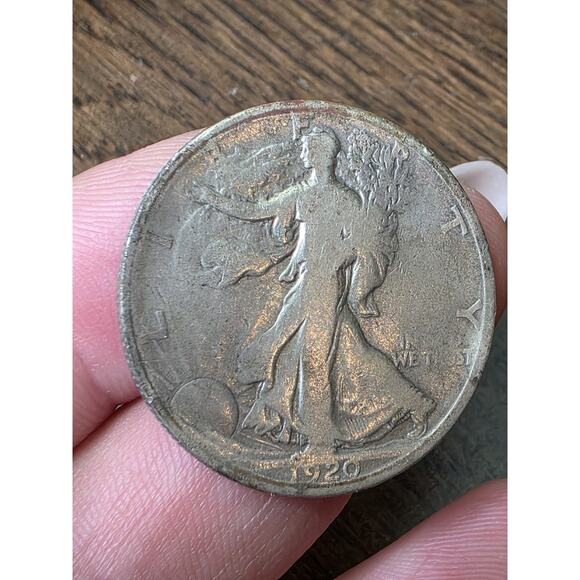 1920 S Walking Liberty Half Dollar Scarce Semi Key Date Silver Walker Coin 3 - Picture 12 of 16